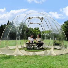 3/3.6m Transparent Clear Bubble Dome Tent Outdoor Event Party Camping Cafe Dining Plastic PVC Sun Room Tents